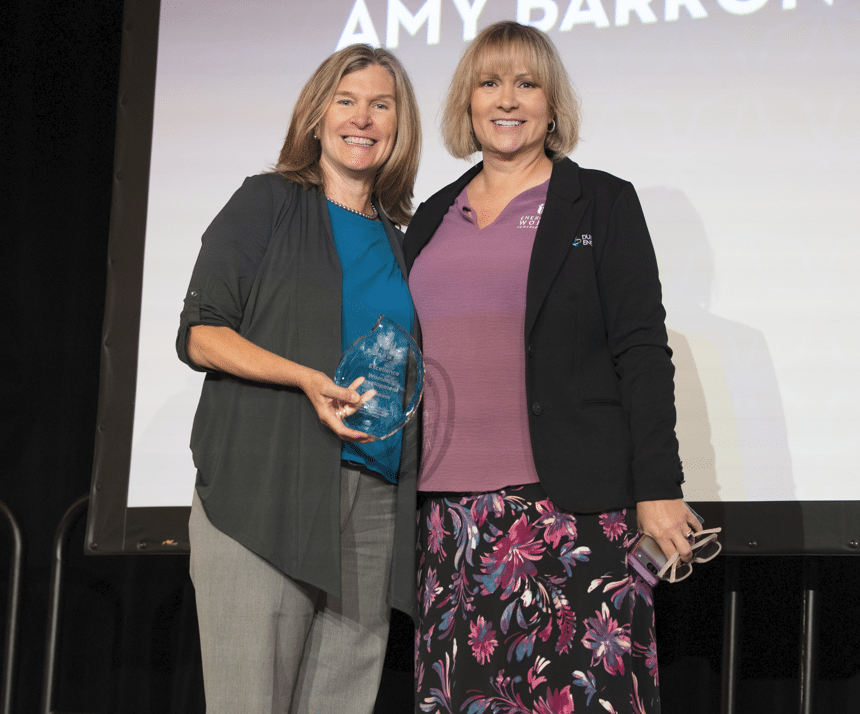 Duke Energy receives the 2024 Excellence Award.